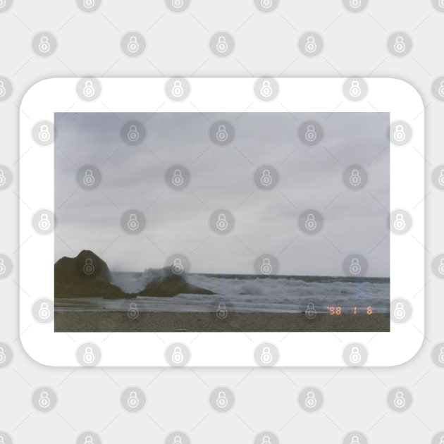 Moody Waves Analog Photo Sticker by HFGJewels